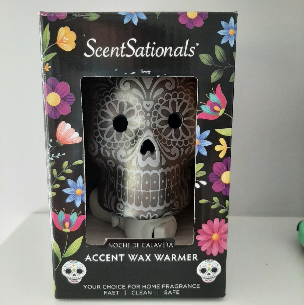 Scentsationals Day of the Dead Skull Wax Warmer